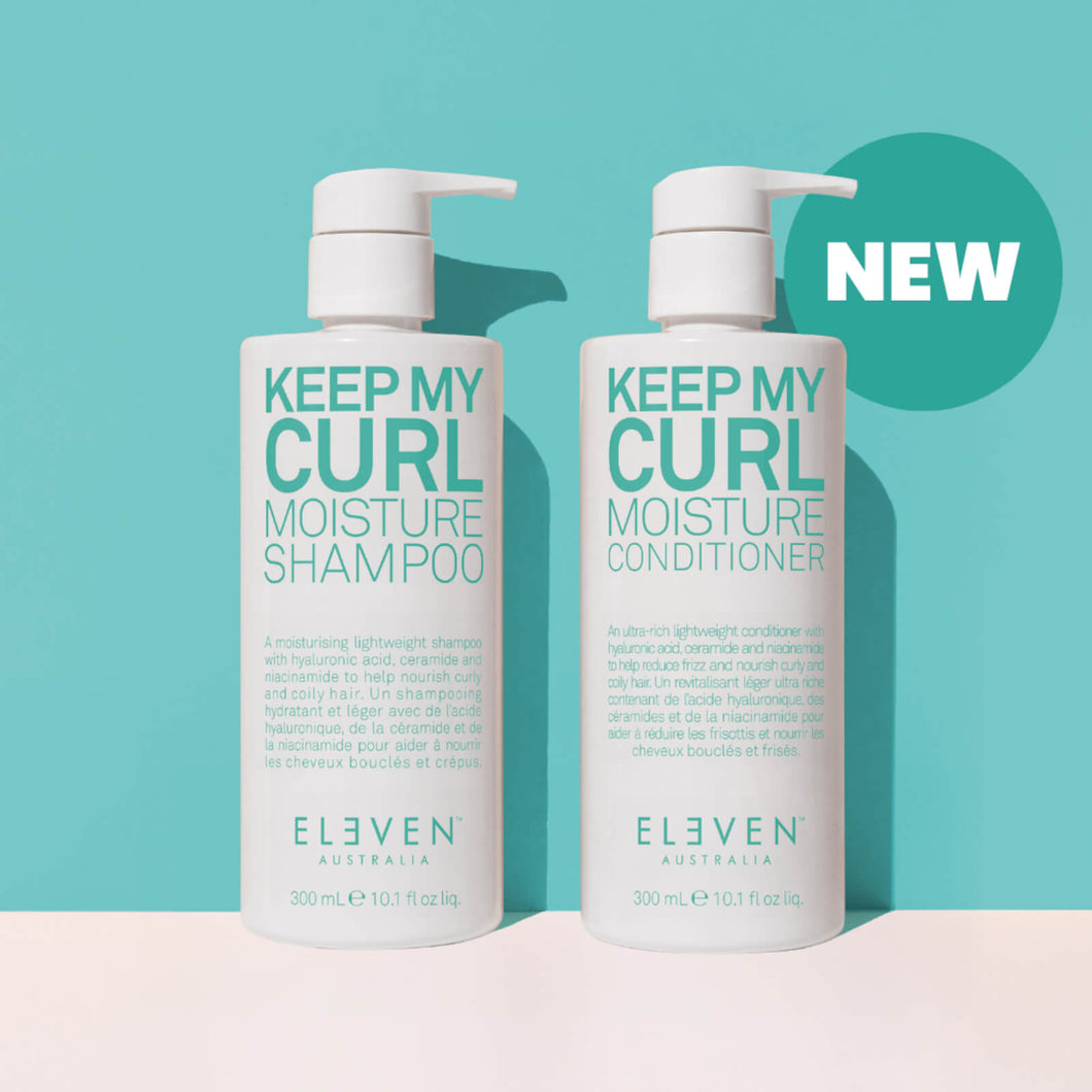 Eleven Australia Keep My - Curl - SET Moisture Shampoo 300ml  &  KEEP MY CURL MOISTURE CONDITIONER  300ml